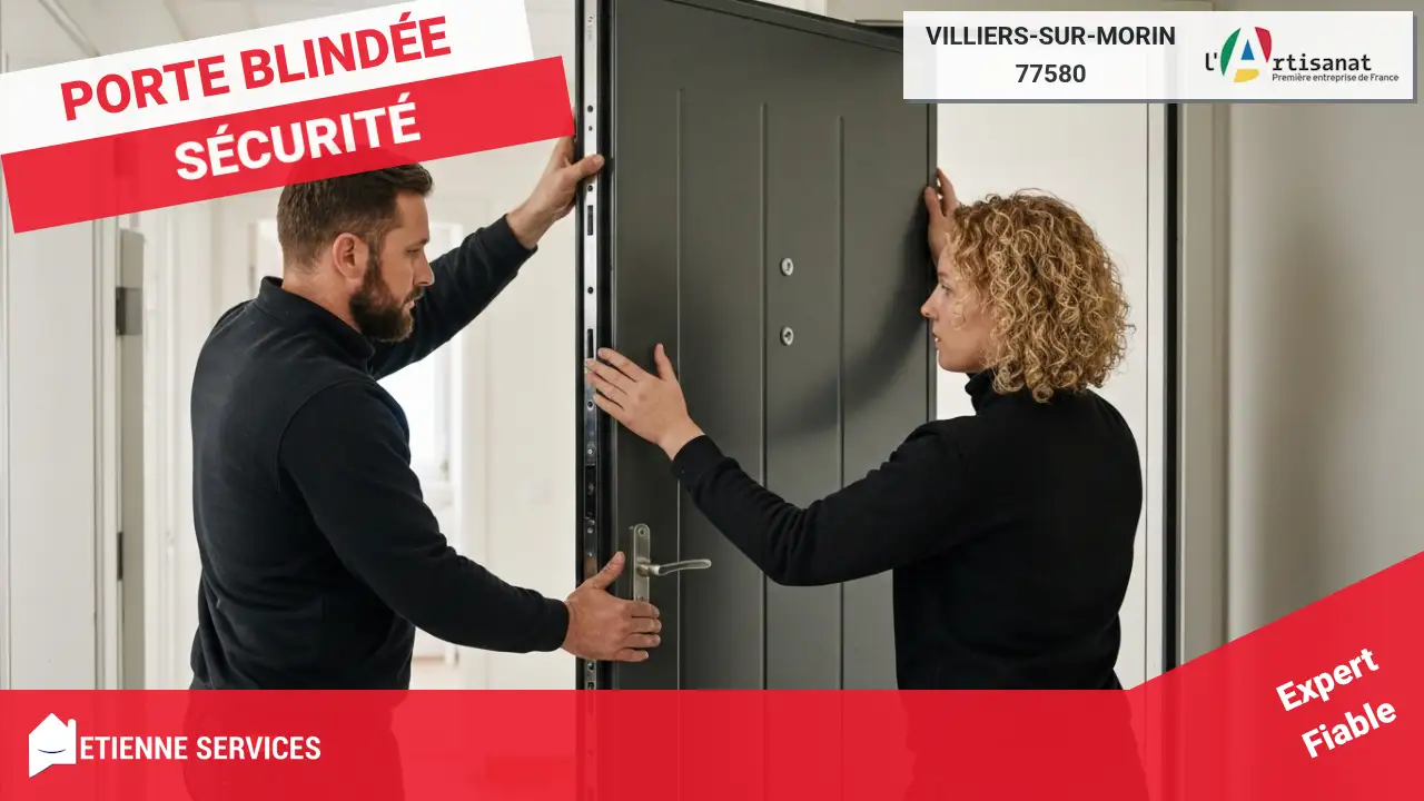 Experts en installation de porte blindée pour une sécurité renforcée à Villiers-sur-Morin