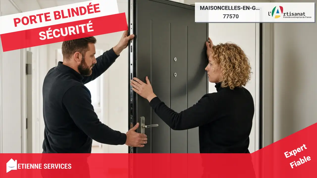 Spécialistes reconnus de l'installation de porte blindée à Maisoncelles-en-Gâtinais