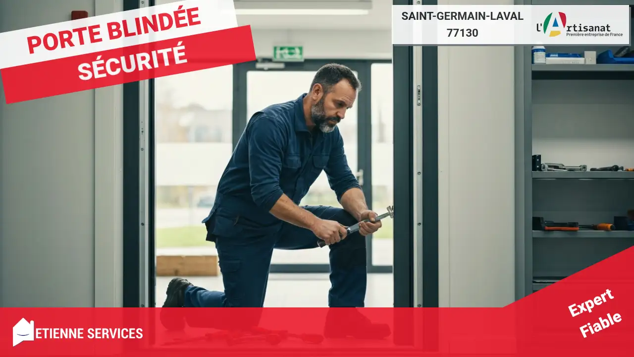 Installation de porte blindée à Saint-Germain-Laval : la solution certifiée contre l'effraction