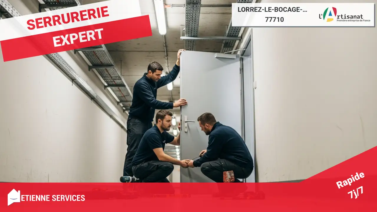 Intervention spécialisée pour la pose de votre porte de service