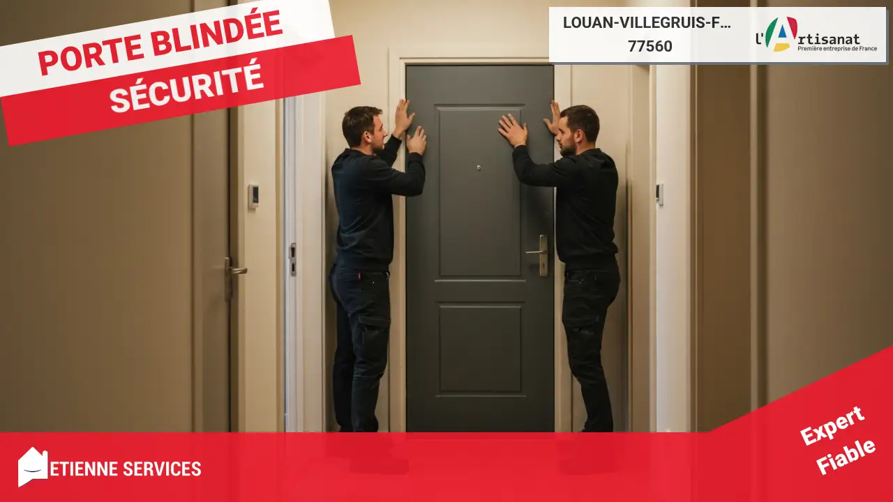 Spécialistes reconnus en installation de porte blindée à Louan-Villegruis-Fontaine