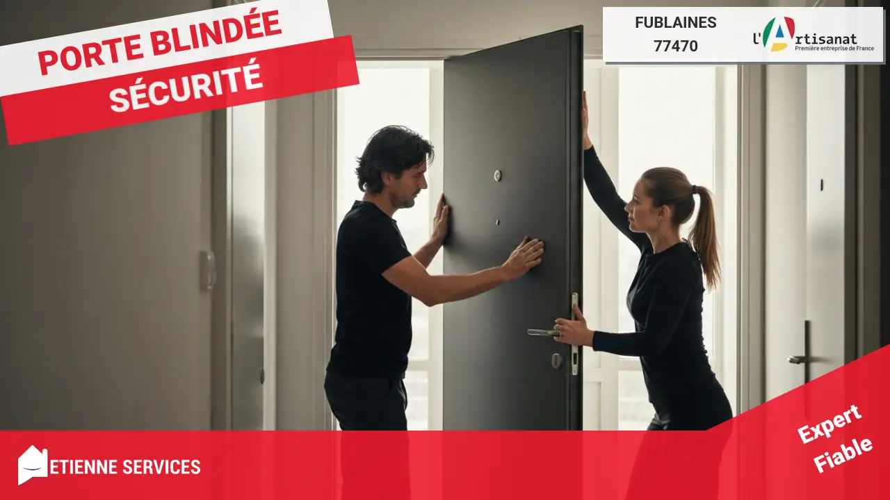 Installation de porte blindée à Fublaines : la haute sécurité par nos experts certifiés